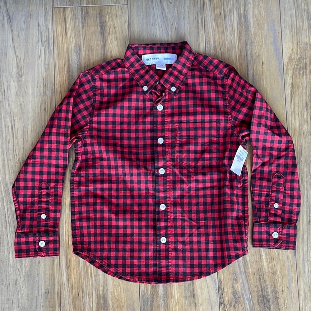Old Navy Boys Button Down Shirt XS